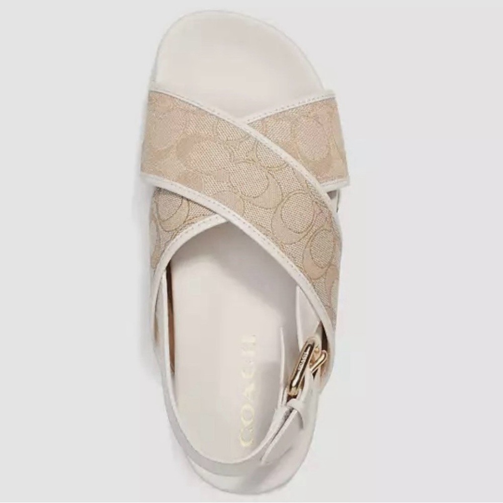 Coach Women’s Adora Signature Sandals - Picture 6 of 11